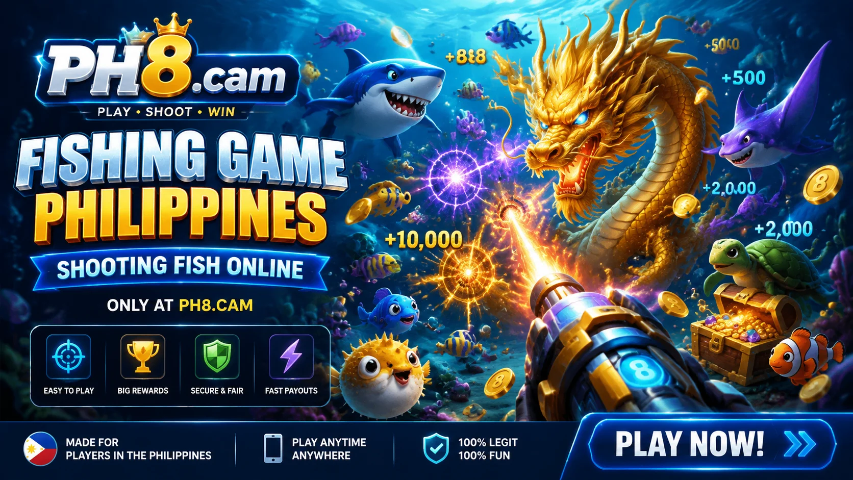 Fishing game banner sa ph8.cam
