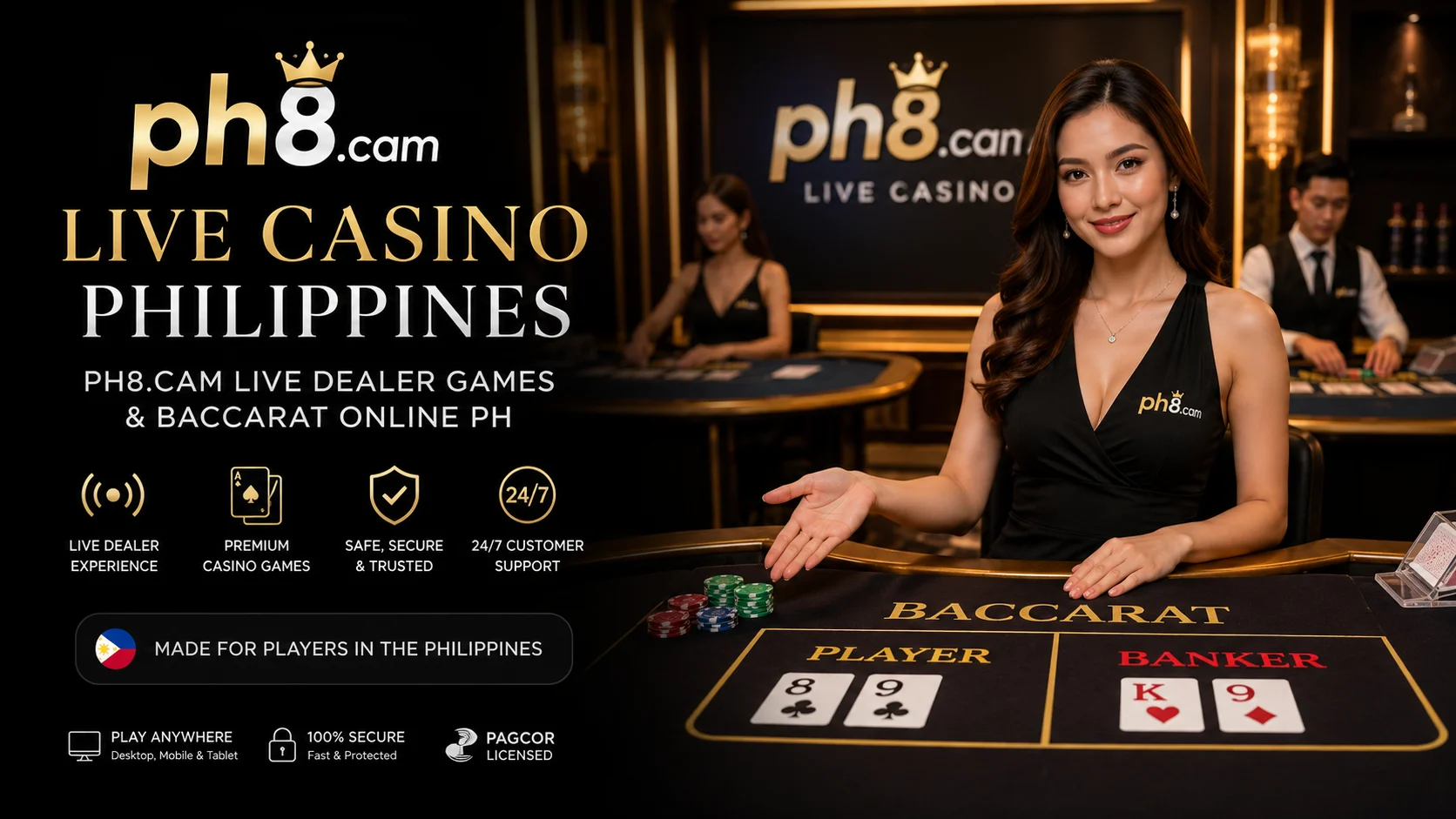 Live Casino Philippines | ph8.cam Live Dealer Games & Baccarat Online PH 13 ph8 banner livecasino 2